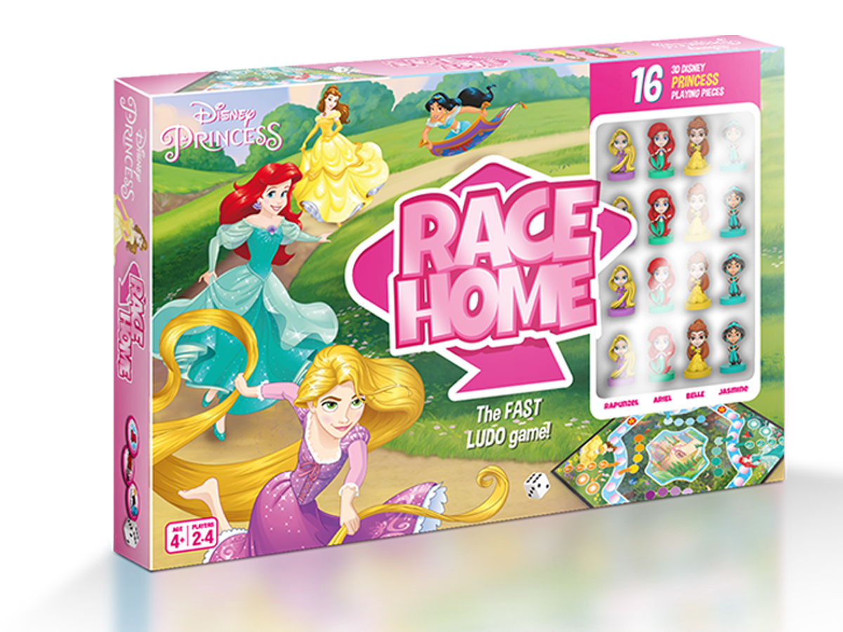 disney home race, gra z księżniczkami, cardamundi, gry dla dzieci