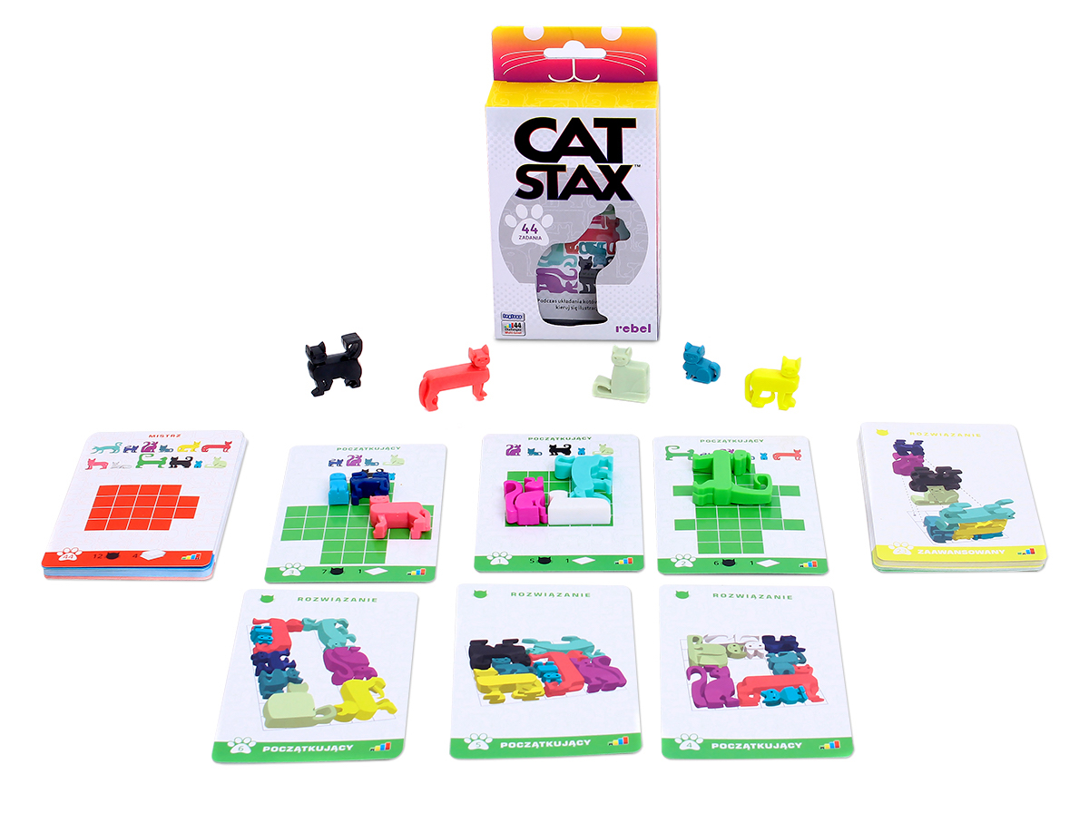 cat stax gra dla dzieci, gry ze zwierzętami, gry dla miłośników zwierząt